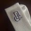 Vớ tất cao cổ nữ, vớ trắng cotton cao cấp thoáng mát họa tiết Monogram thời trang LND