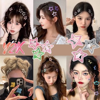[🔥XƯỞNG SALE SẬP SÀN🔥] Kẹp Tóc Ngôi Sao Năm Cánh Nhiều Màu Sắc Y2K
