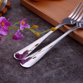 Nĩa ăn inox 304 dày xịn nhiều cơ dùng ăn cơm, trái cây, bít tết – Nĩa inox cán trơn dày sáng bóng