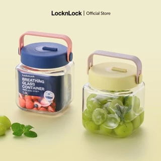 Hủ thủy tinh Lock&Lock Breathing Canister nhiều dung tích, dùng lên men thực phẩm
