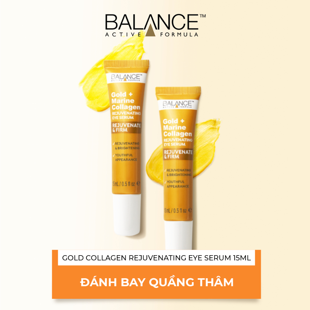 Ảnh Serum Tái Tạo Và Dưỡng Da Mắt Balance Active Formula Gold Collagen Rejuvenating eye 15ml 2