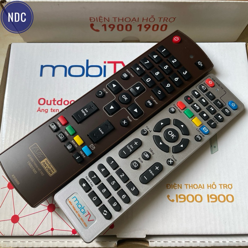 [CHÍNH HÃNG]Remote AVG, MobiTV Có 4 Nút Học Lệnh | Shopee Việt Nam