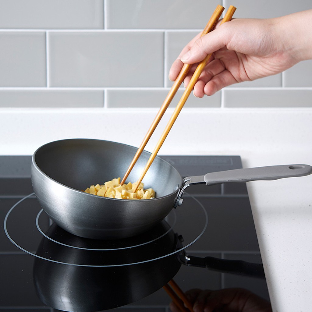 Nồi cháo quánh chống dính nhỏ mini cute KHÔNG DÙNG BẾP TỪ, chảo vuông Handycook 16cm T2C Mall