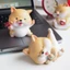 Sưu tầm Quà tặng phụ kiện trang trí bánh kem, phụ kiện xe hơi, tượng cún con may mắn Shiba Chiêu Tài