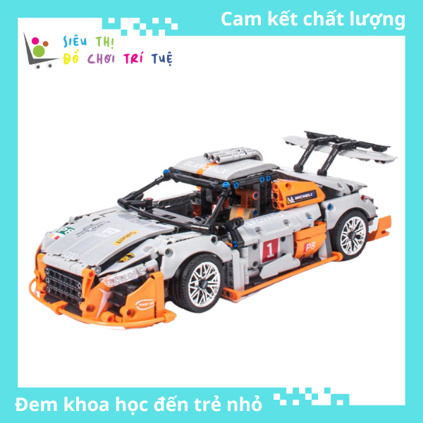 Mô Hình Xe Đua Audi R8 Cam Ca Bốc 10215 Tỷ Lệ 1:14 Đồ Chơi Lắp Ráp 1435 ...