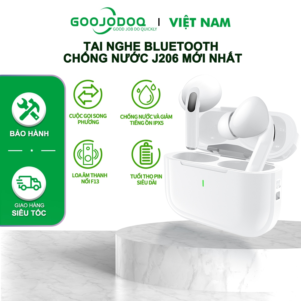 Goojodoq Tai nghe Bluetooth 5.3 thể thao không dây Giảm tiếng Ghép nối nhanh với điện thoại di động