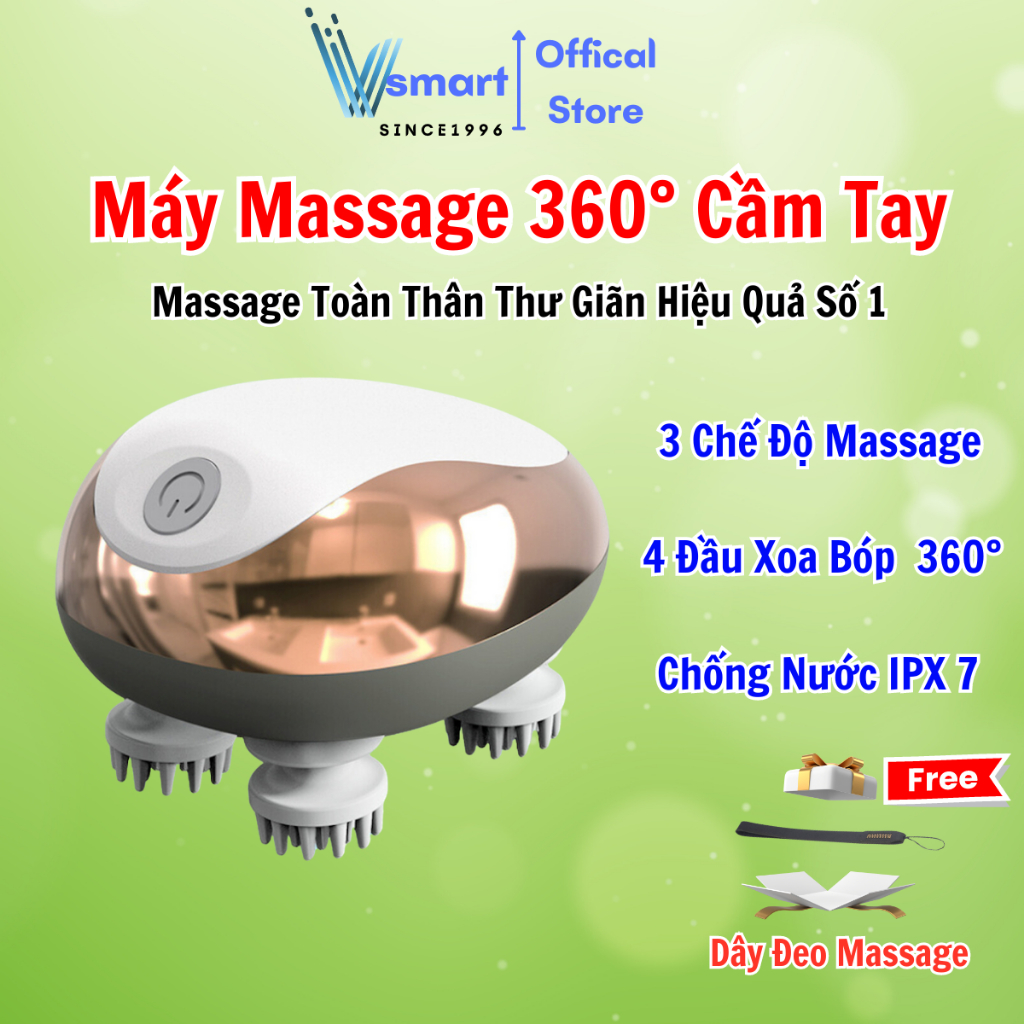 Máy Massage Đầu Mini Giá Rẻ, Máy Mát Xa Toàn Thân Cầm Tay Giúp Lưu Thông Khí Huyết, Giảm Căng Thẳng Stress Ngủ Ngon Hơn
