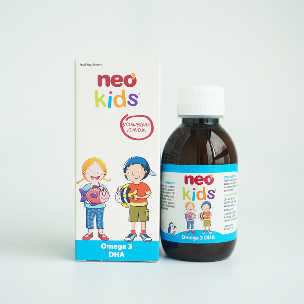Neo Kids Dầu cá  Omega 3 DHA chai 150 ml + quà