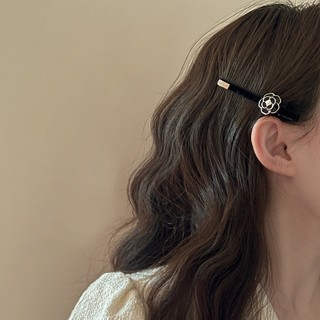 [🔥XƯỞNG SALE SẬP SÀN🔥] Set 2Kẹp Tóc Vải Nhung Đính Hoa Trà Và Ngọc Trai Phong Cách Cổ Điển K61