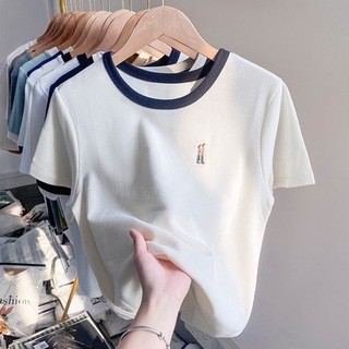 Áo Thun Baby Tee Unisex Tổ Ong Thêu Hoạ Tiết Thời Trang - TTN