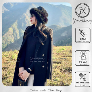 Áo mangto dạ ép túi chéo (113cm) - Xuananhthomay