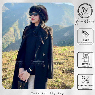 Áo mangto dạ ép túi chéo (113cm) - Xuananhthomay