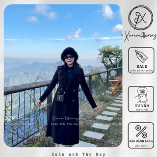 Áo mangto dạ ép túi chéo (113cm) - Xuananhthomay