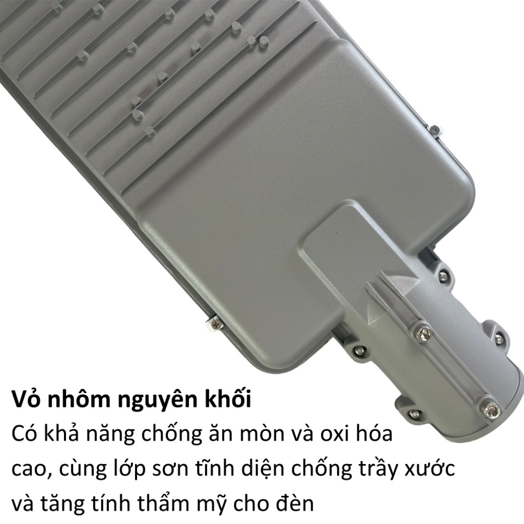 [600W] Đèn Đường Năng Lượng Mặt Trời Chiếu Sáng Đường Phố Sân Vườn, Đổi Màu Ánh Sáng, Vỏ Nhôm - ABM
