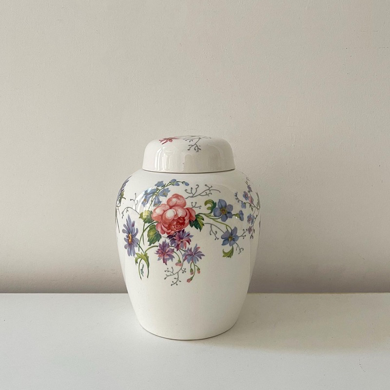 Hũ trà hoa Crown Staffordshire Shopee Việt Nam