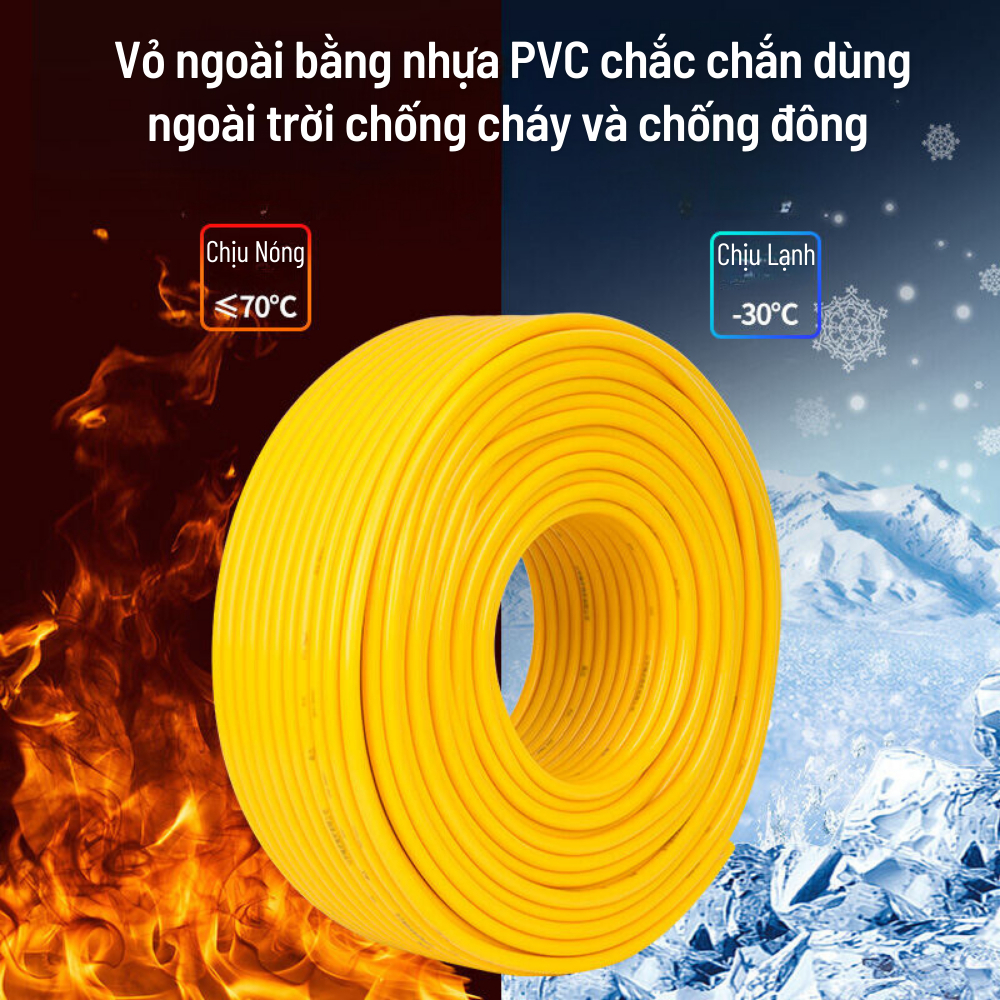 Cuộn Dây Điện Dây Dài Dài 30M Kèm 4 Ổ Cắm,  Phích Cắm Đúc Chịu Lực Cao Đa Năng Tiện Lợi Dài 30M, Dây Cấp Nguồn 220V- 99