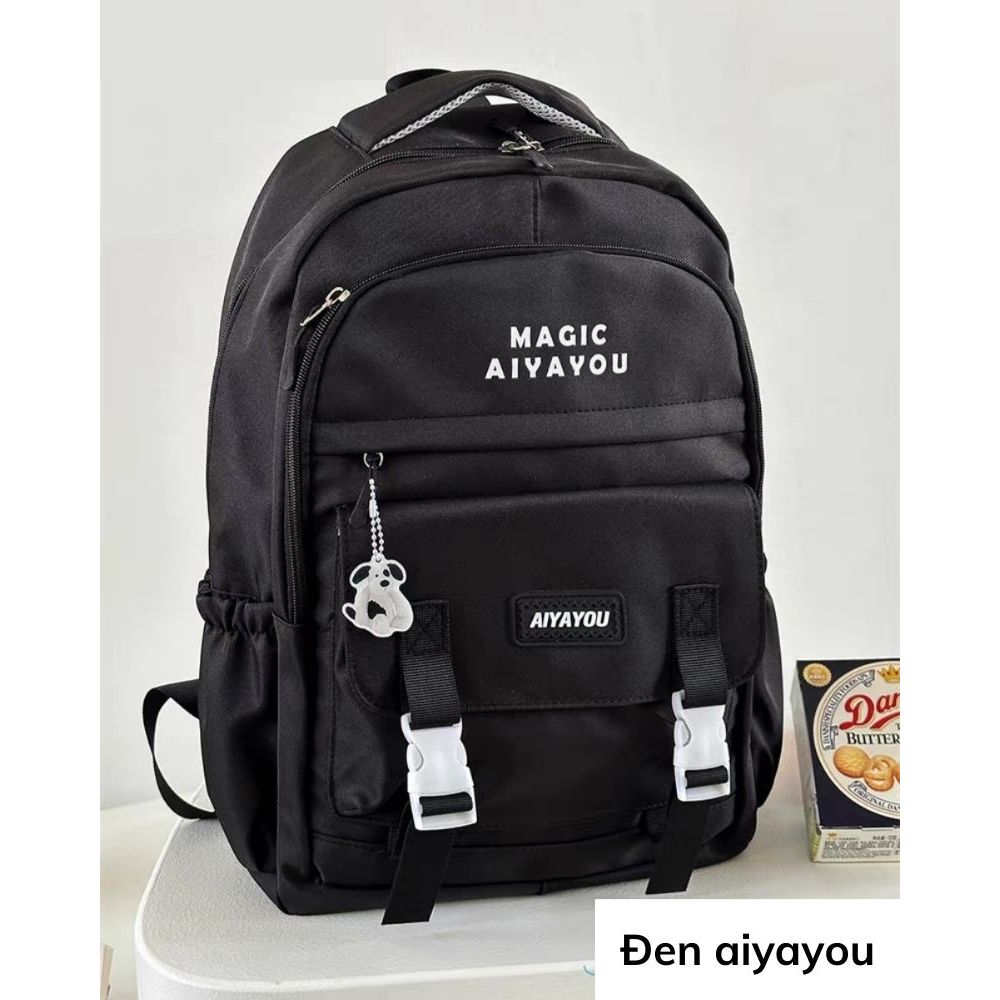 Balo nam nữ đi học phối màu thời trang ulzzang hàn quốc size lớn Daily awesome vừa lap 15.6 in B486 gaga store