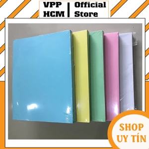 Giấy bìa, giấy bìa cứng khổ A4 (100 tờ/xấp), Bìa giấy màu A4 cứng định lượng 180g