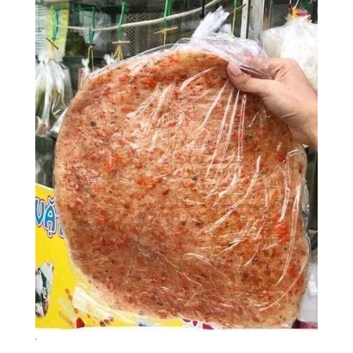 Bánh tráng tôm dẻo đỏ đặc sản Tây Ninh loại 1 Mềm ngon - 1 ký.