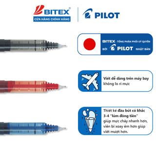 Bút Pilot mực nước Hi-Techpoint V7 tip ngòi 0.7mm – Bút Mực Nước Ngòi 0.7mm Viết Êm, Chính Hãng