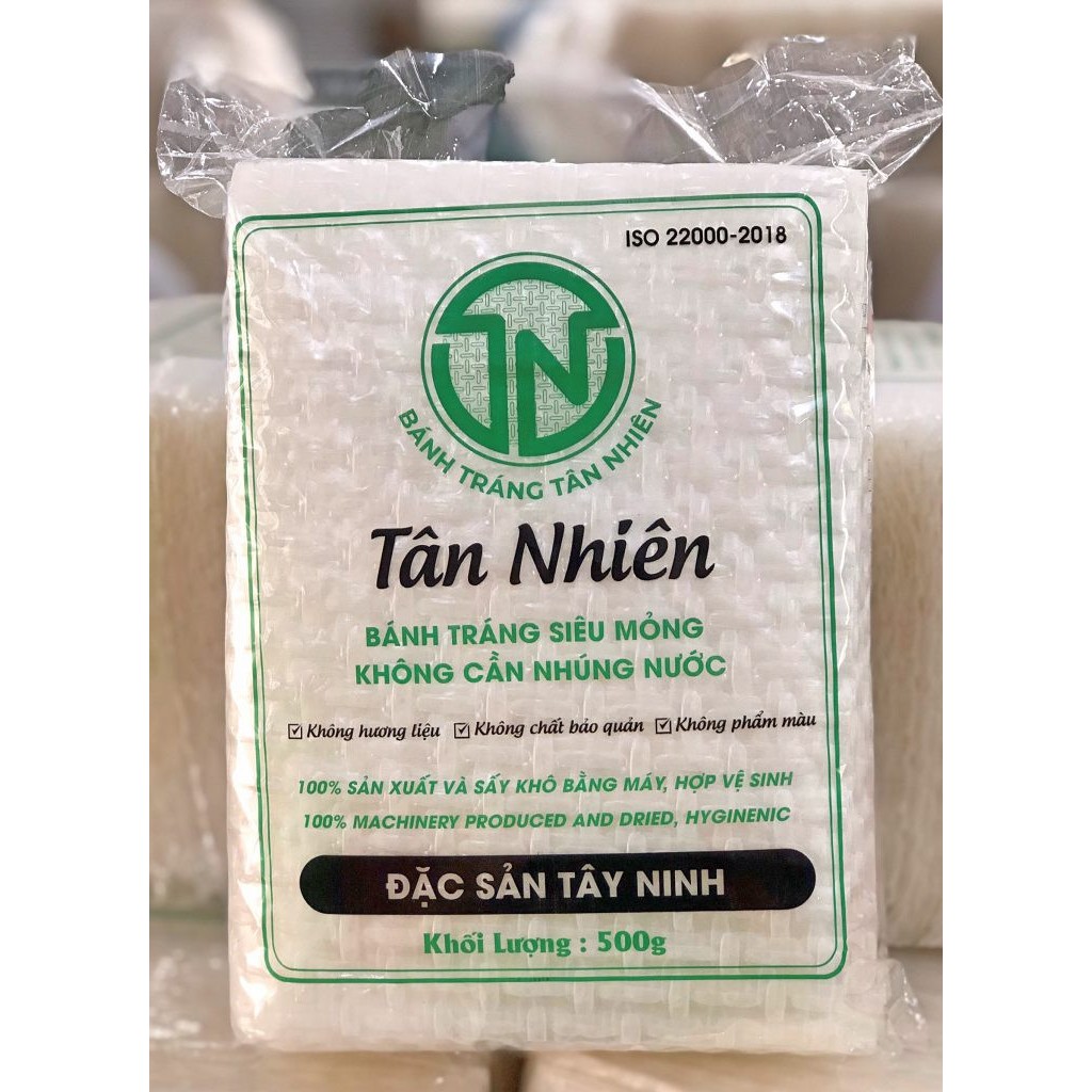 Bánh Tráng Siêu Mỏng Tân Nhiên Tây Ninh 500g.