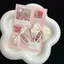 SET 5 Kẹp Tóc Bầu Hình Nơ Satin Màu Trơn Đơn Gian K19