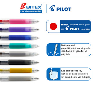 [MÀU MỚI] Bút Gel Pilot Juice Nhật Bản (Đủ Màu) - Ngòi 0.5mm / 0.7mm - Mực Kháng Nước, Kẹp Lò Xo Tiện Lợi