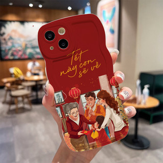 Ốp lưng iphone viền gợn sóng Tết này con sẽ về dành cho ip 6/7/8/plus/x/xr/xs/11/12/13/14/15/pro max - sm2011