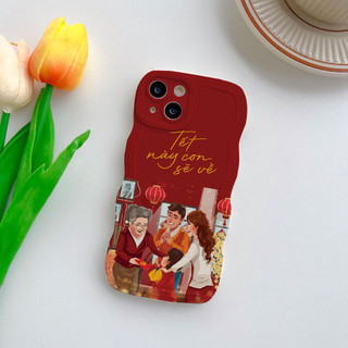 Ốp lưng iphone viền gợn sóng Tết này con sẽ về dành cho ip 6/7/8/plus/x/xr/xs/11/12/13/14/15/pro max - sm2011