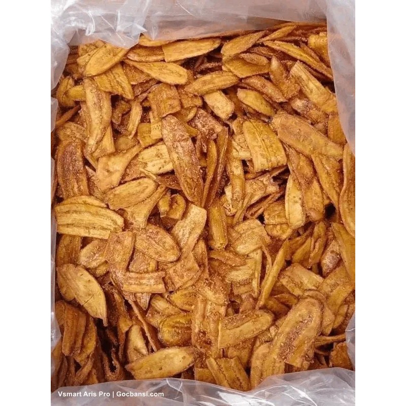 Chuối Sấy Mè Gừng Giòn Tan Loại Ngon - 500gram.