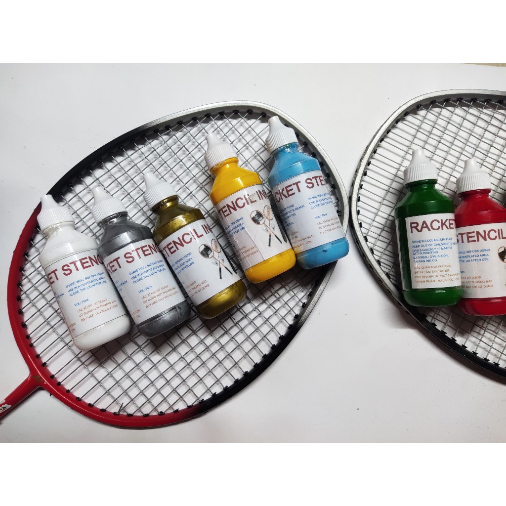 MỰC SƠN VỢT CẦU LÔNG - TENNIC-RACKET STENCIL INK | Shopee Việt Nam