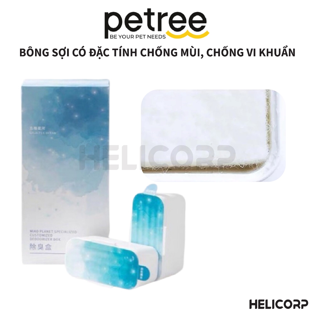 Ảnh Hộp Sáp Khử Mùi Dùng Cho Máy Dọn Phân Mèo Petree x HeLiPet 3