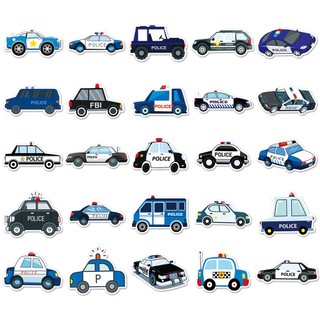 Set 50 hình sticker ngộ nghĩnh oto cho bé Sticker cute trang trí xe, điện thoại, laptop