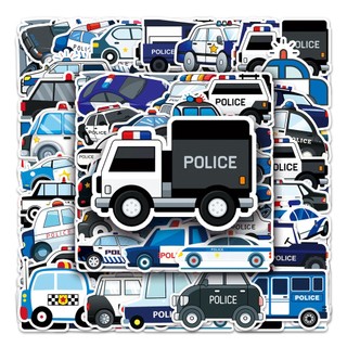 Set 50 hình sticker ngộ nghĩnh oto cho bé Sticker cute trang trí xe, điện thoại, laptop