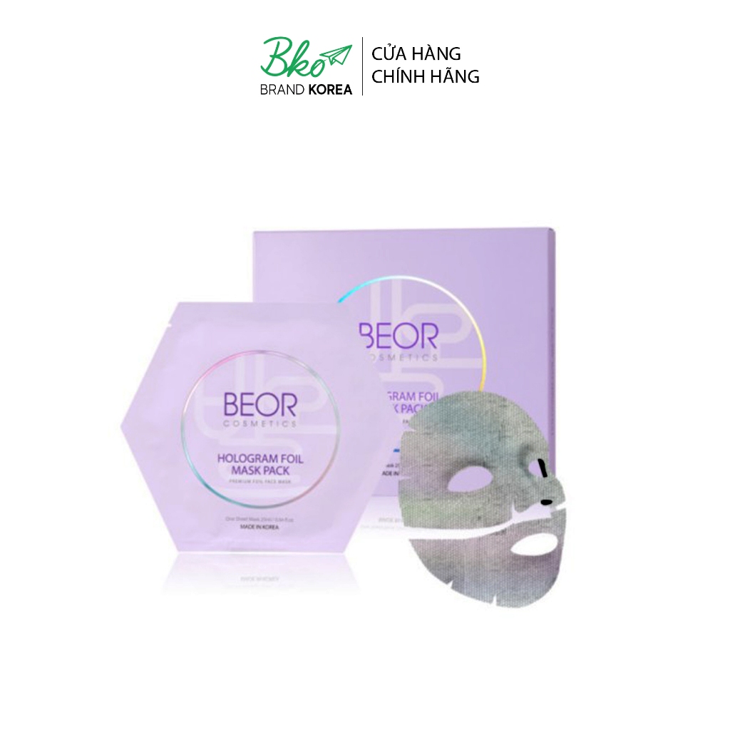 Mặt nạ cao cấp Beor Hologram made in Korea (hộp 5 cái) | Shopee Việt Nam