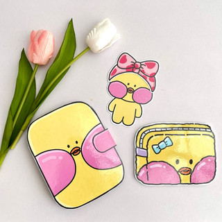 Đồ chơi Ngôi nhà Mukbang vs túi trang điểm của vịt Lalafan - búp bê giấy pighandmade