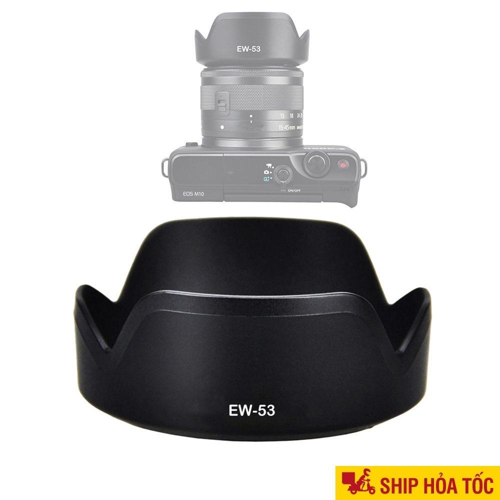 Lens hood EW53 cho Ống kính Canon EFM 1545mm f/3.56.3 IS STM Loa che nắng EW53 Shopee Việt Nam