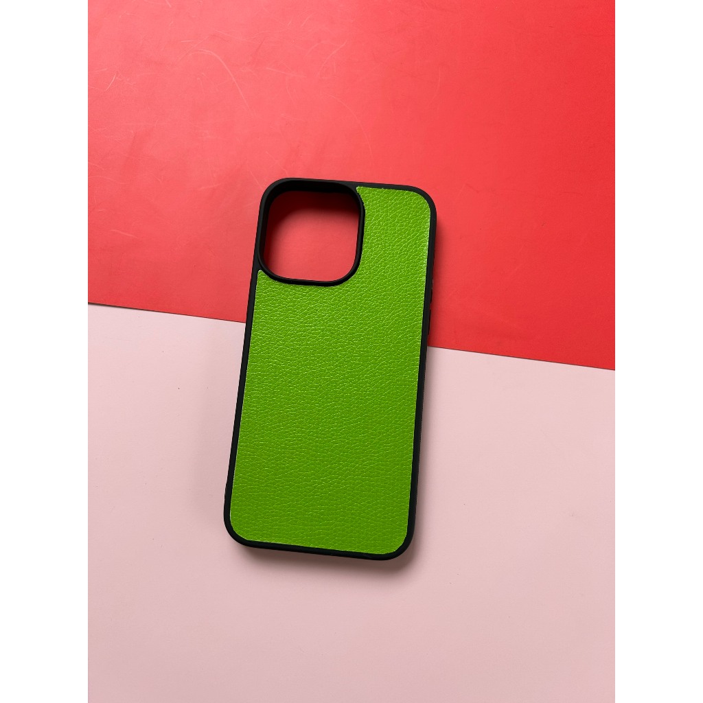 Ốp da iphone Màu Ghi và màu xanh lá
