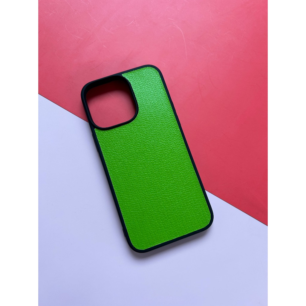 Ốp da iphone Màu Ghi và màu xanh lá