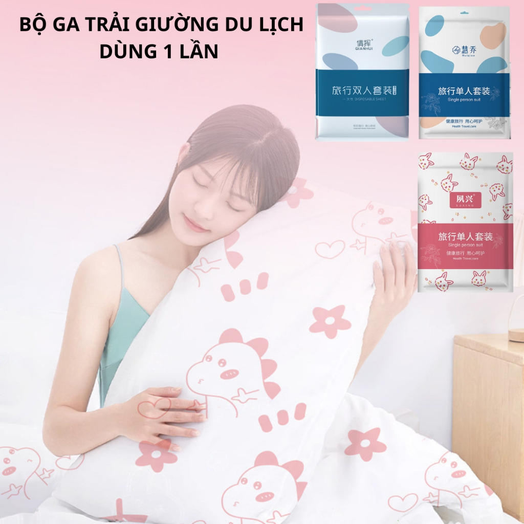 Bộ chăn ga,gối drap trải giường,khách sạn,homestay,tàu xe du lịch dùng ...
