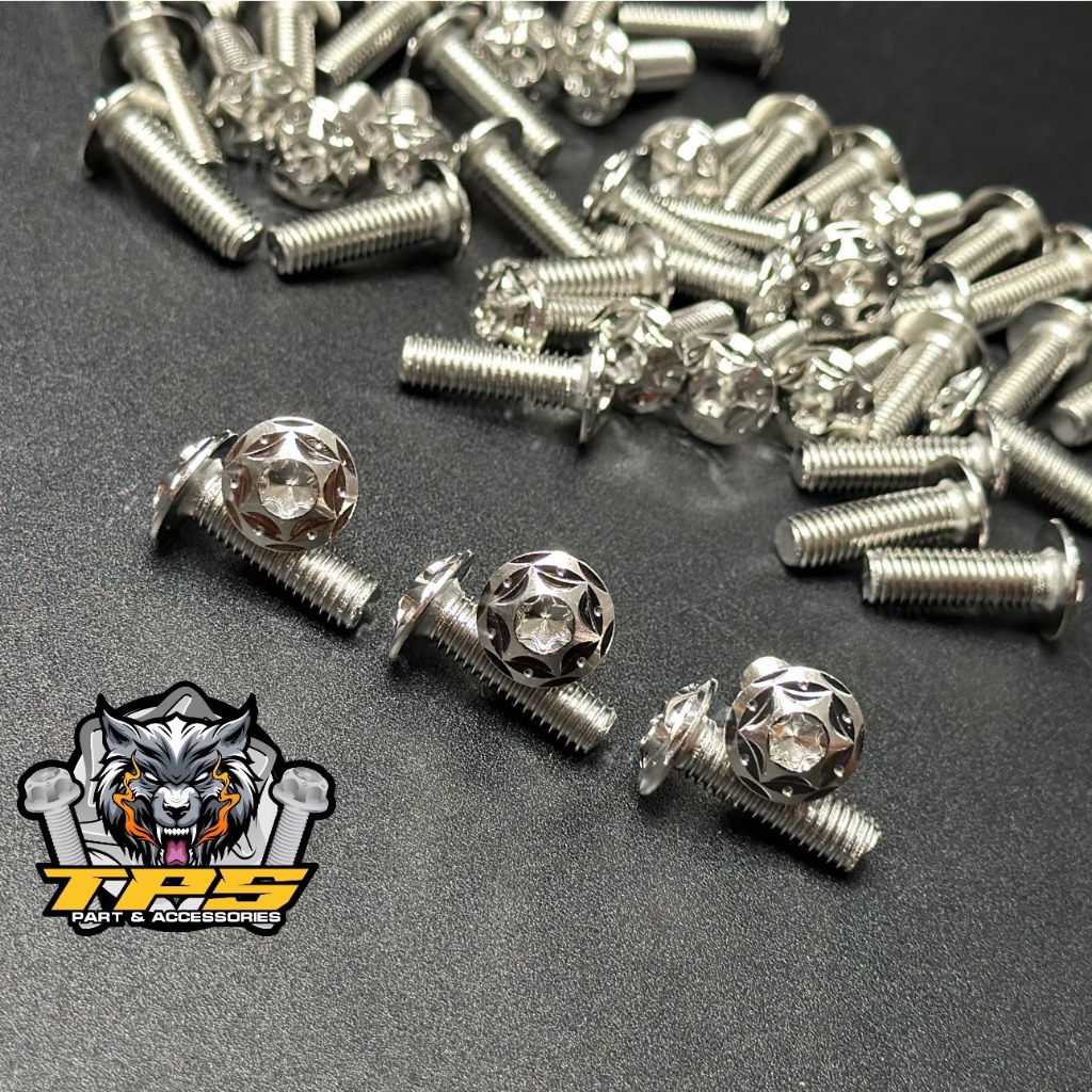Dù Bông 6P ( ốc áo , ốc đĩa , ốc bửng…vvv) gắng mọi vị trí trên xe máy và tạo ra được vẽ đẹp và điểm nhấn trên xe