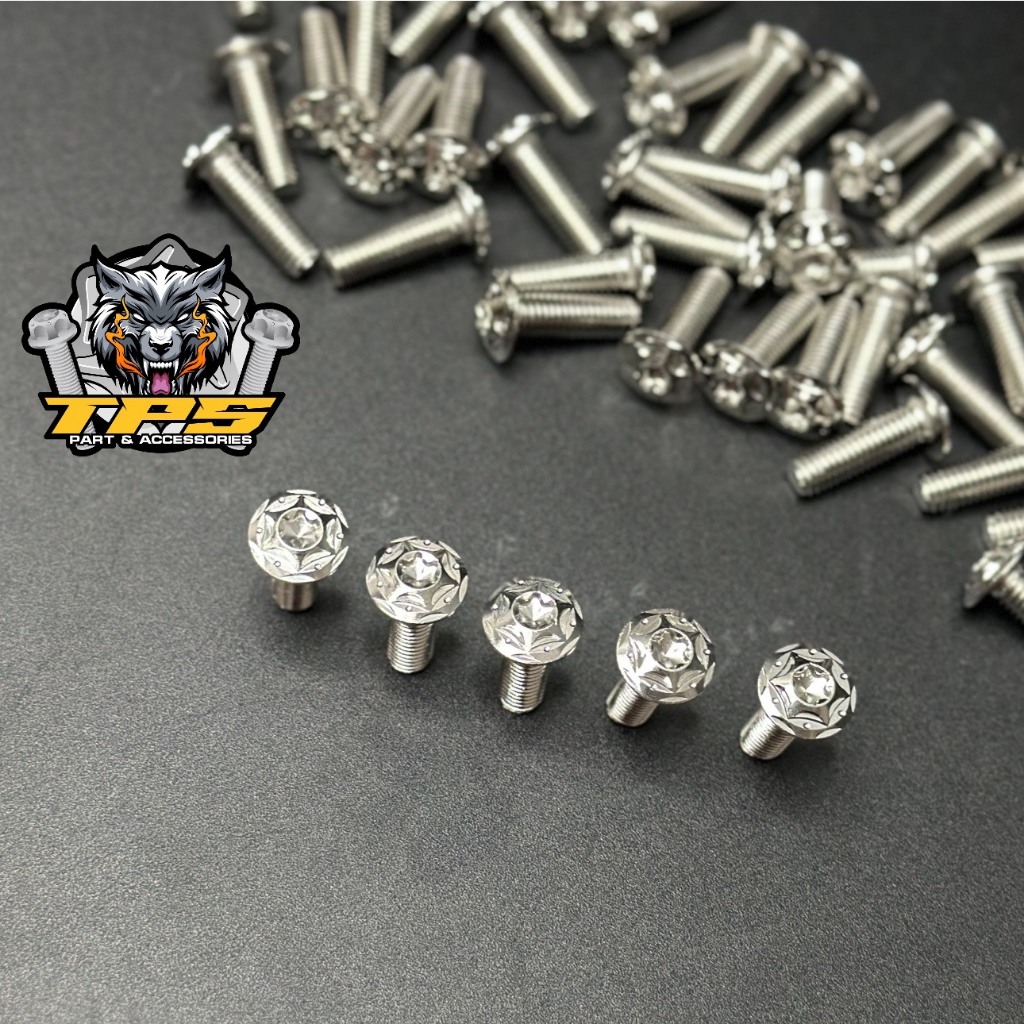 Dù Bông 6P ( ốc áo , ốc đĩa , ốc bửng…vvv) gắng mọi vị trí trên xe máy và tạo ra được vẽ đẹp và điểm nhấn trên xe