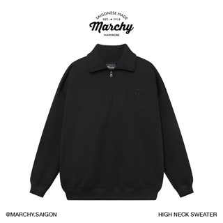 MARCHY - High Neck Sweater - Áo khoác cổ cao