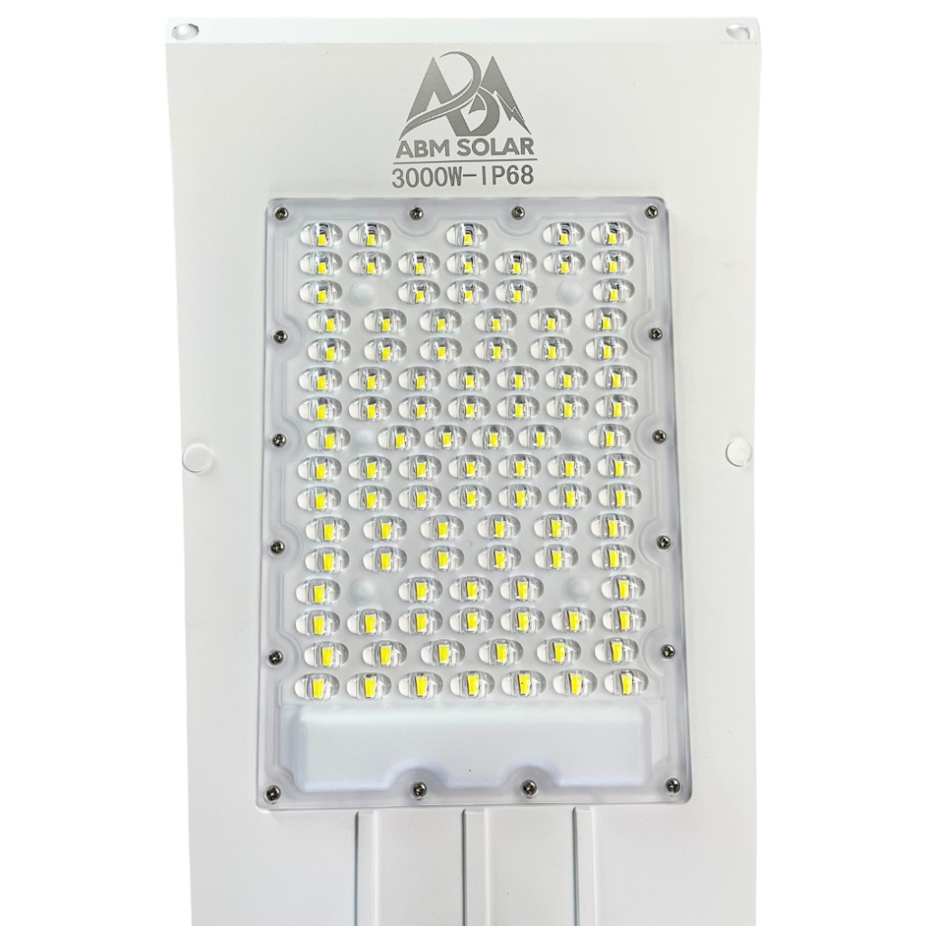 [3000W] Đèn Công Trình Dự Án Năng Lượng Mặt Trời ABMSOLAR, Công Suất Lớn ,Vỏ Nhôm, Chiếu Sáng Rộng