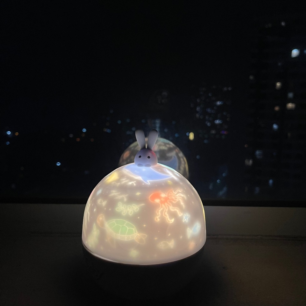 Ảnh Đèn led chiếu sao Saby hình đại dương cùng các sinh vật biển, đèn ngủ phát nhạc loa bluetooth 3