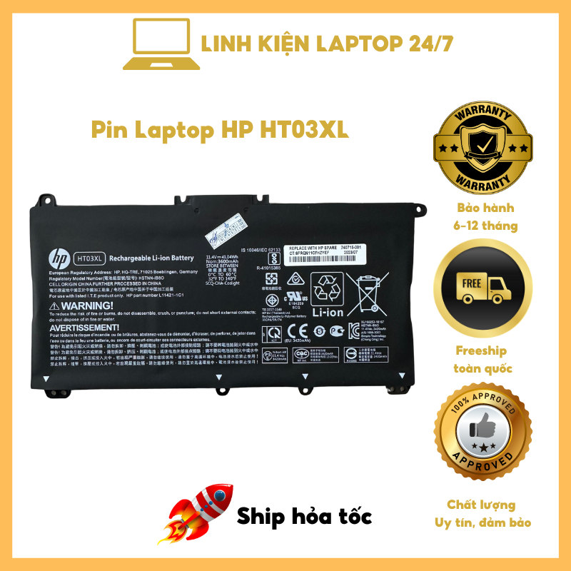 PIN Zin HP 14-CE000 HT03XL - Hp Pavilion 14-bf 15-cs 240G7 245 G7 250 ...