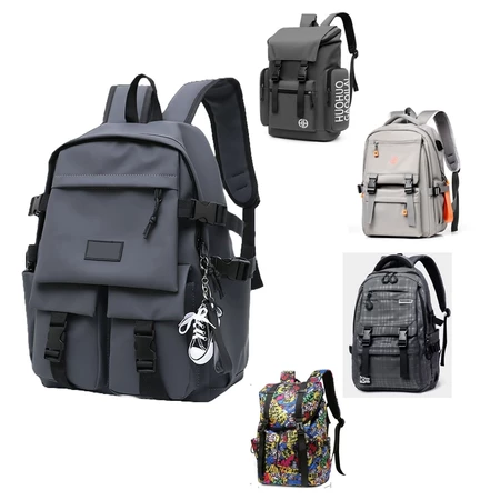 Balo Thời Trang, Ba lô du lịch, Đi Học, Đựng Laptop – MS08 – Chống nước, chống sốc – Balo Nam Nữ Trơn Basic