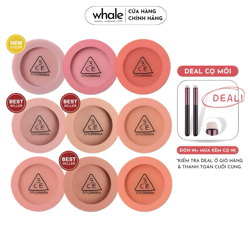 (3CE) Phấn Má Hồng 3CE Mood Recipe Face Blush (5.5g) | Shopee Việt Nam