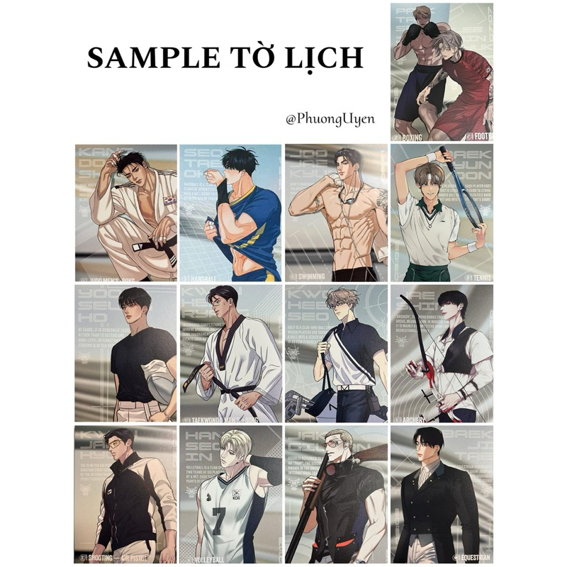 [SẴN] Tờ lịch Quỷ Dạ Khúc và Limited Run Lezhin
