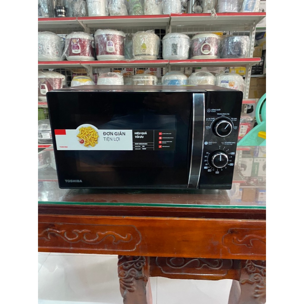 Lò vi sóng Toshiba MWP-MM20P(BK) 20 lít - Hàng trưng bày | Shopee Việt Nam